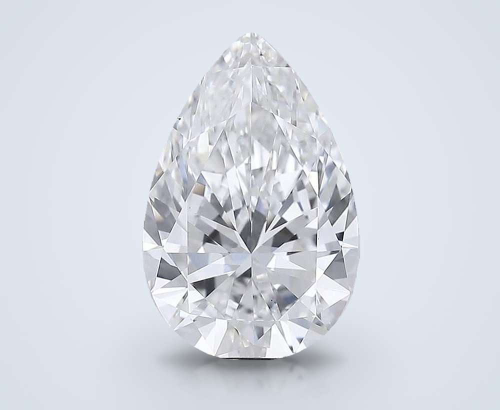 4.90 Carat Pear Lab Diamond