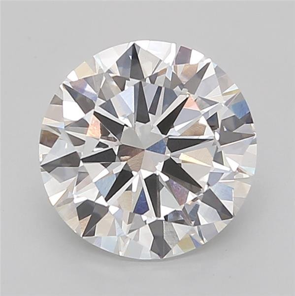 2.91ct D VS1 Excellent Cut Round Lab Grown Diamond