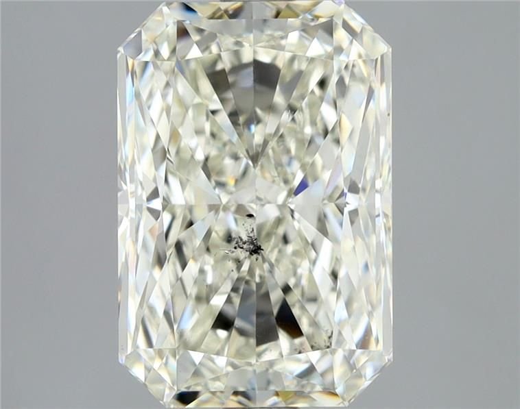 3.03ct J SI2 Rare Carat Ideal Cut Radiant Diamond