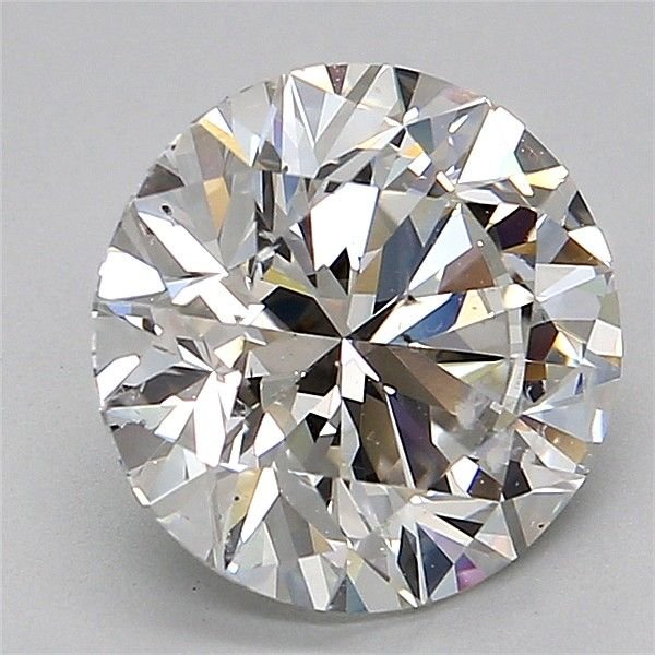 3.01ct H SI2 Rare Carat Ideal Cut Round Diamond