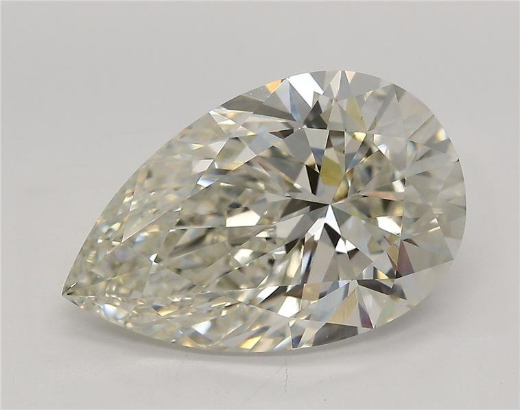 4.72ct H VS1 Rare Carat Ideal Cut Pear Lab Grown Diamond