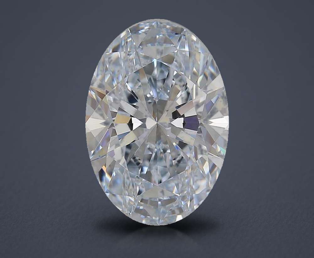 6.01 Carat Oval Lab Diamond