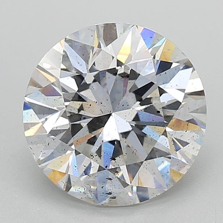 5.03ct F SI2 Very Good Cut Round Lab Grown Diamond