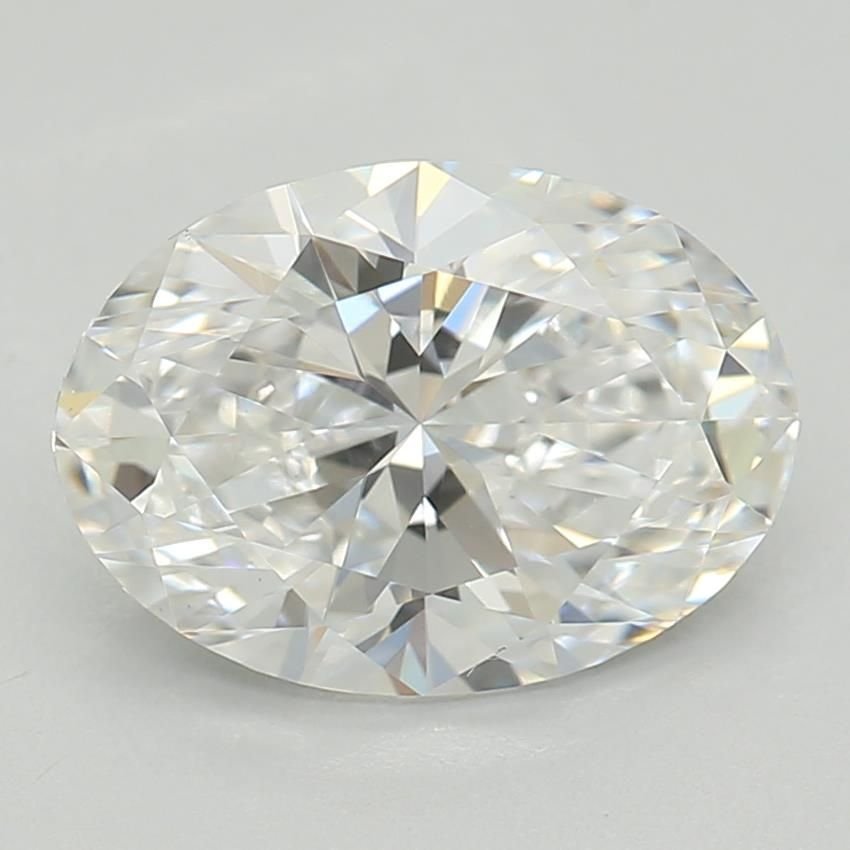 1.07ct D VVS2 Rare Carat Ideal Cut Oval Lab Grown Diamond