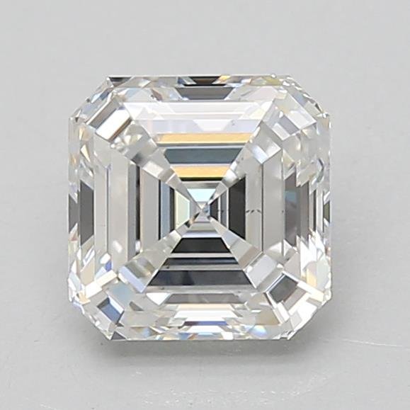 1.54ct E VS2 Rare Carat Ideal Cut Asscher Lab Grown Diamond