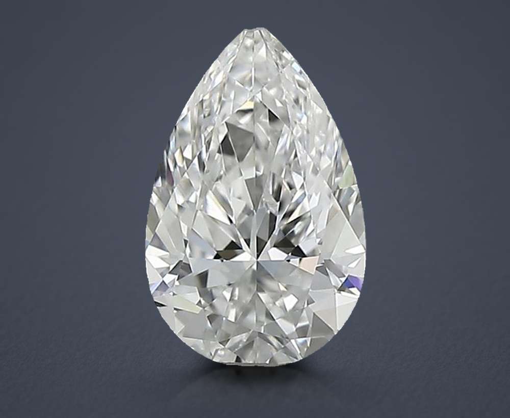 0.50 Carat Pear Natural Diamond