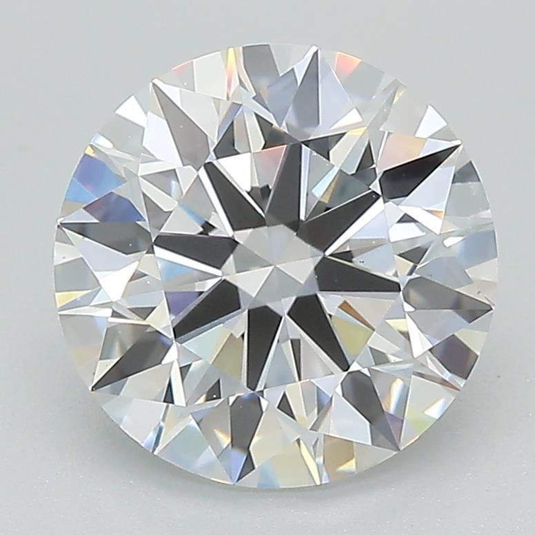 2.70ct D VS1 Rare Carat Ideal Cut Round Lab Grown Diamond