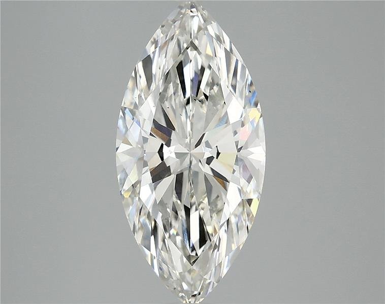 3.01ct H VS2 Rare Carat Ideal Cut Marquise Lab Grown Diamond
