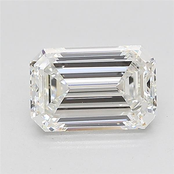 1.30ct F VS1 Rare Carat Ideal Cut Emerald Lab Grown Diamond