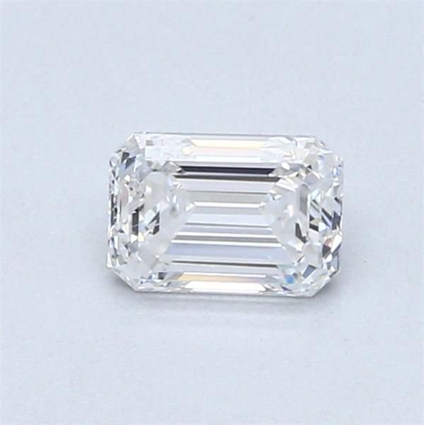 0.54ct D VS1 Rare Carat Ideal Cut Emerald Diamond