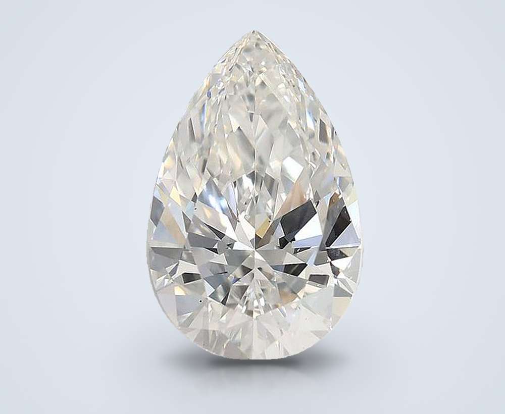 2.50 Carat Pear Lab Diamond