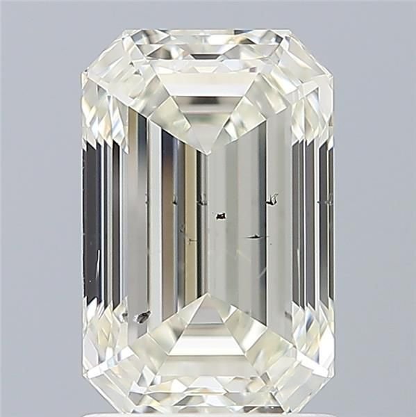 1.62ct J SI2 Very Good Cut Emerald Diamond