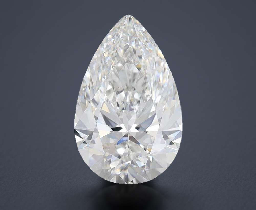 4.28 Carat Pear Lab Diamond