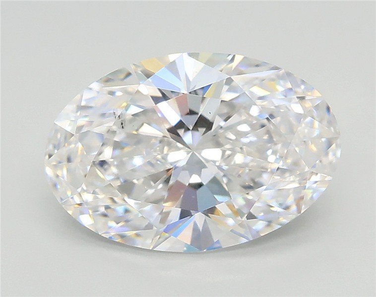 2.07ct D VS2 Rare Carat Ideal Cut Oval Lab Grown Diamond