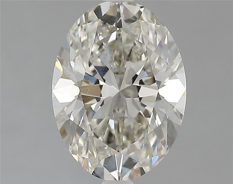 2.51ct J VS2 Rare Carat Ideal Cut Oval Lab Grown Diamond