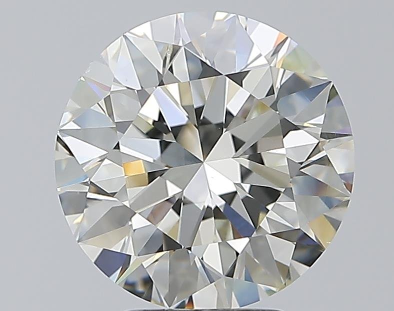 4.01ct K SI1 Rare Carat Ideal Cut Round Diamond