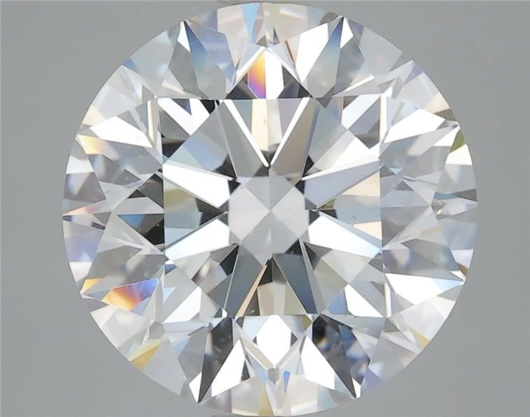 5.29ct G SI2 Rare Carat Ideal Cut Round Diamond