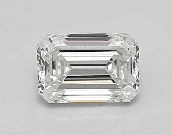 0.91ct D VS2 Excellent Cut Emerald Lab Grown Diamond
