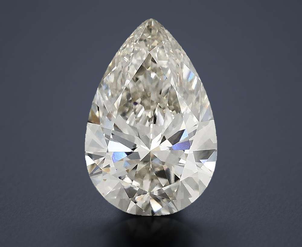 3.00 Carat Pear Lab Diamond