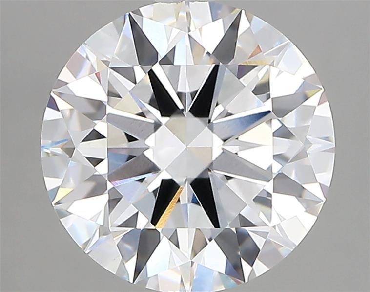 3.42ct D VS1 Rare Carat Ideal Cut Round Lab Grown Diamond