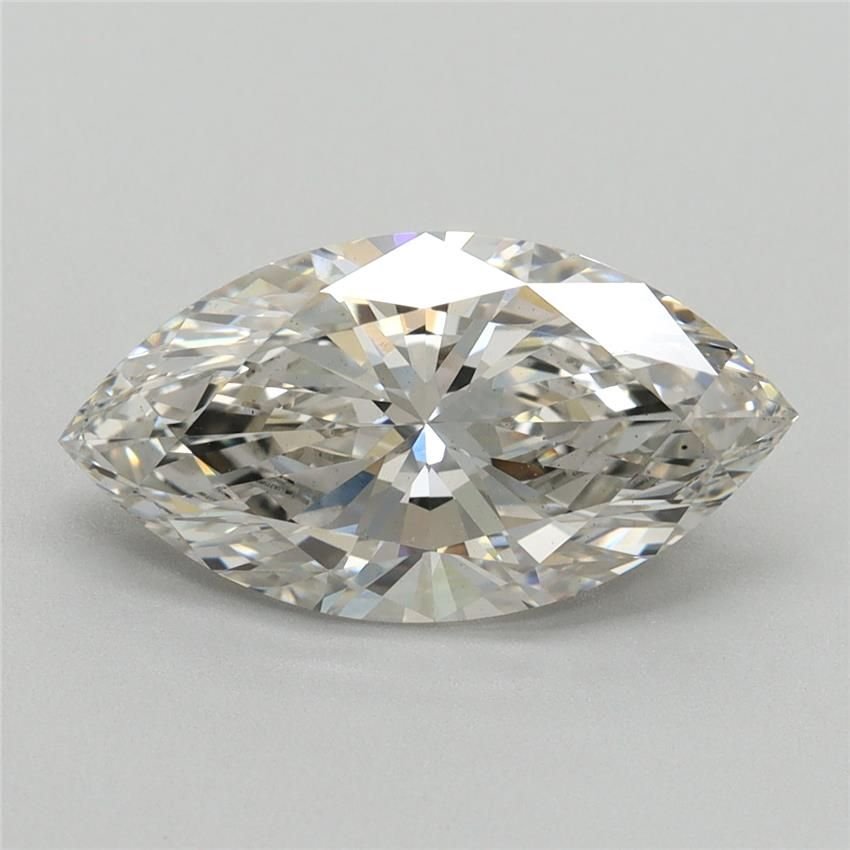 3.06ct H VS2 Rare Carat Ideal Cut Marquise Lab Grown Diamond
