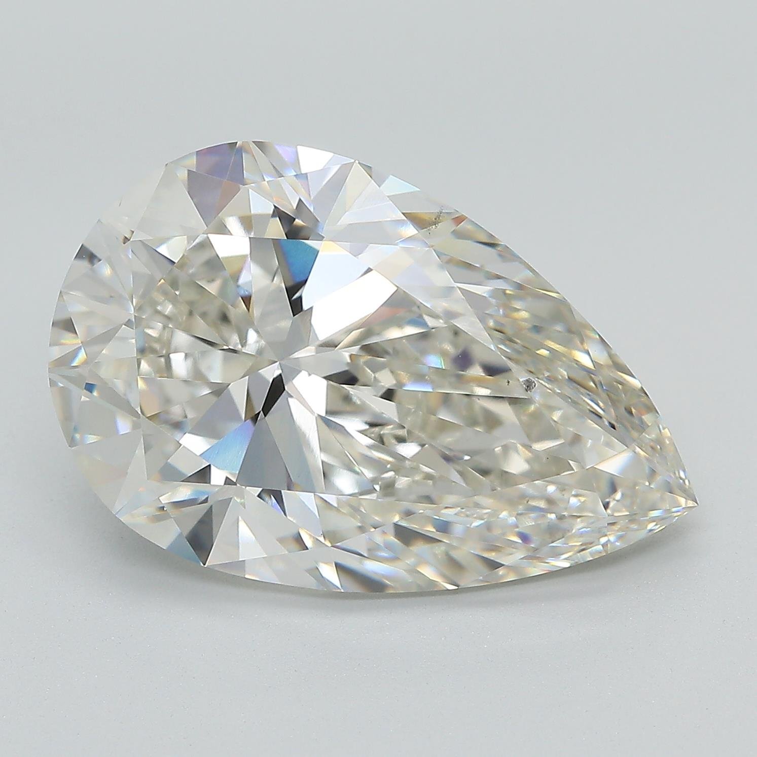 10.05ct H VS2 Rare Carat Ideal Cut Pear Lab Grown Diamond