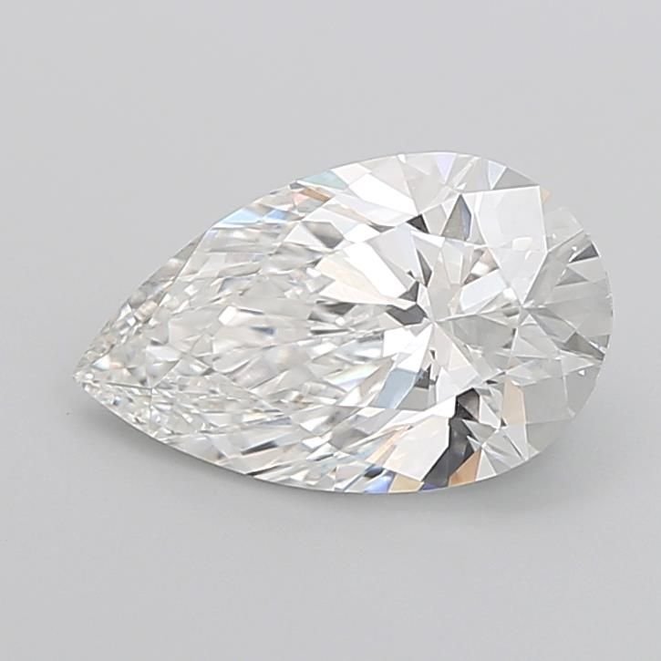 4.03ct F VVS2 Rare Carat Ideal Cut Pear Lab Grown Diamond