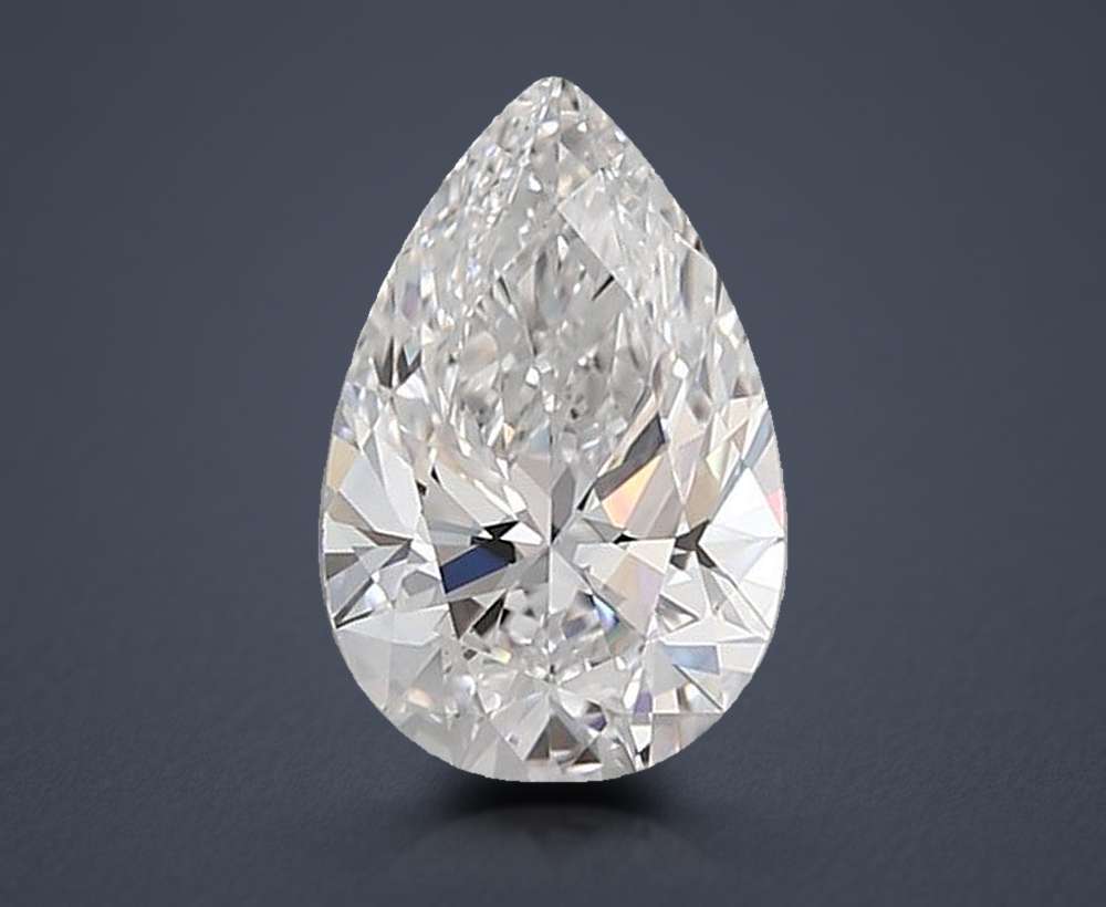 1.50 Carat Pear Lab Diamond