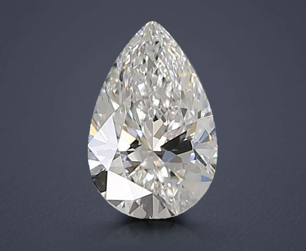 0.56 Carat Pear Lab Diamond
