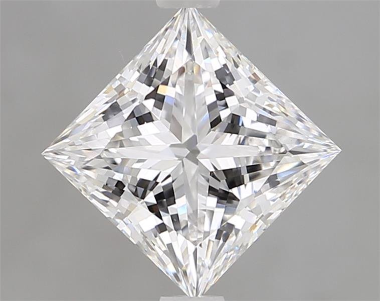 1.78ct E VVS2 Rare Carat Ideal Cut Princess Lab Grown Diamond