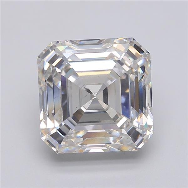 10.13ct G VS2 Rare Carat Ideal Cut Asscher Lab Grown Diamond