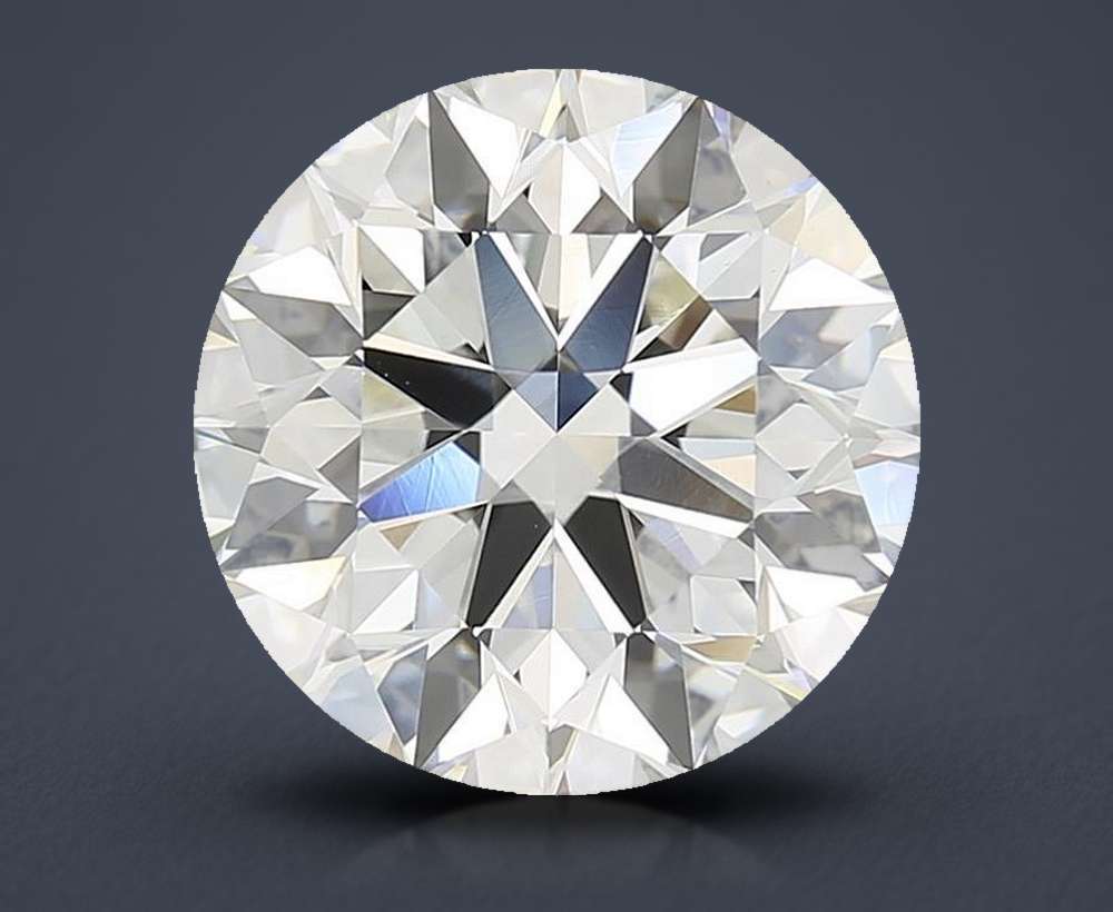 7.04 Carat Round Natural Diamond