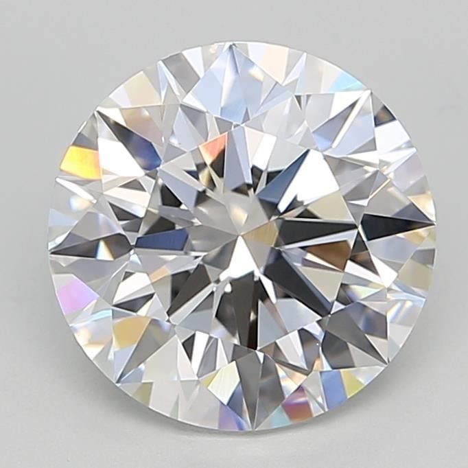 2.58ct D VVS2 Rare Carat Ideal Cut Round Lab Grown Diamond
