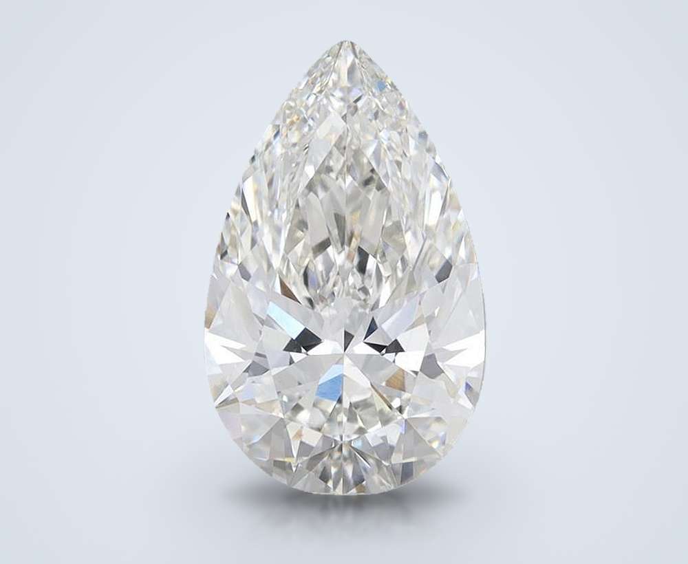 4.68 Carat Pear Lab Diamond