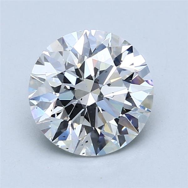 2.03ct E SI1 Excellent Cut Round Lab Grown Diamond