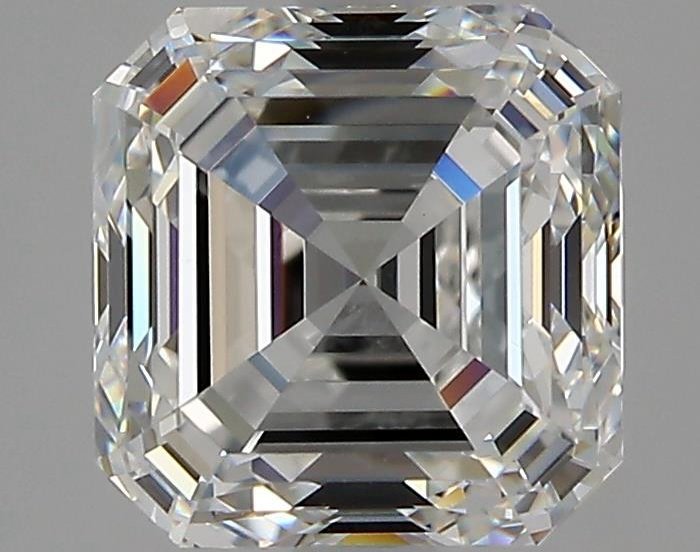 2.04ct F VS1 Rare Carat Ideal Cut Asscher Diamond