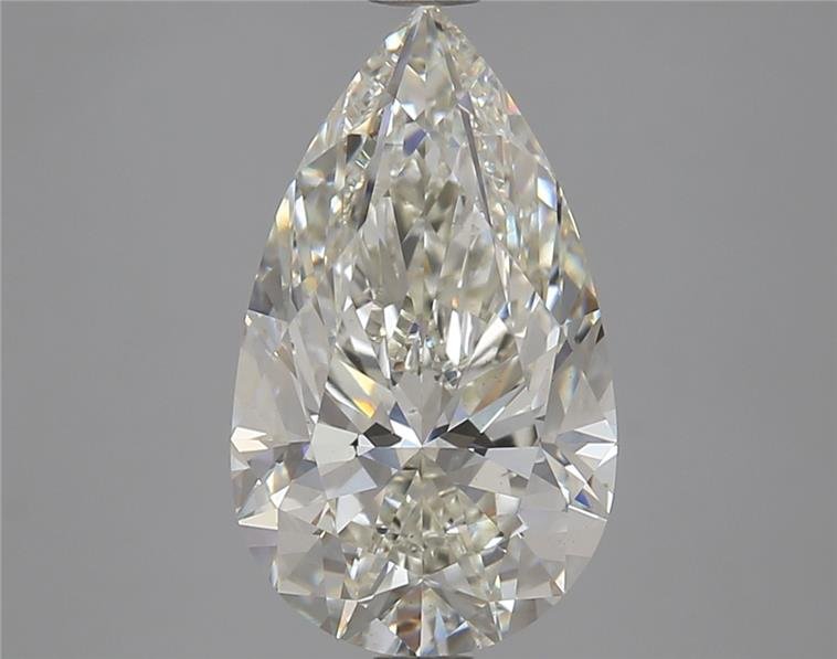 4.06ct I VS1 Rare Carat Ideal Cut Pear Lab Grown Diamond