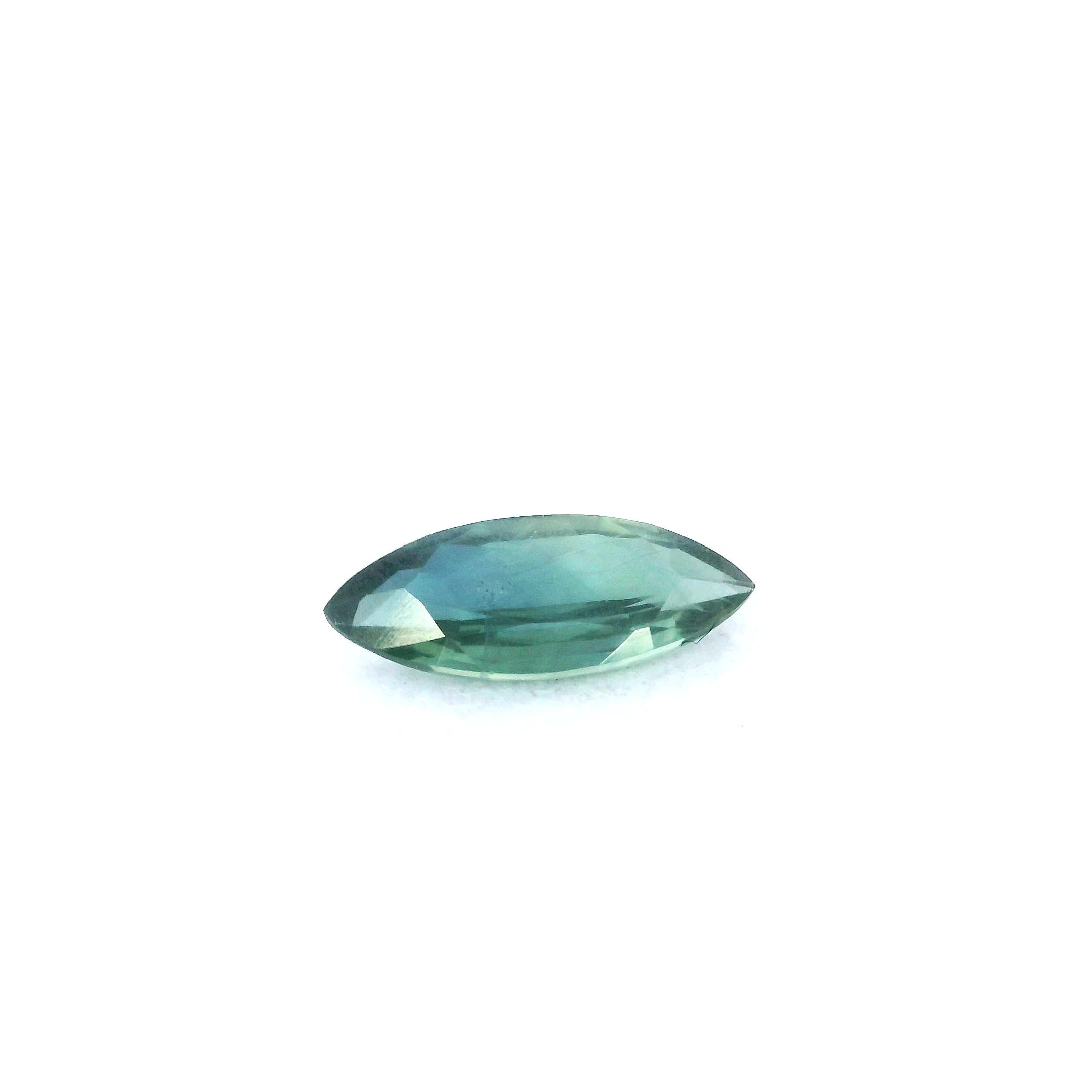 0.84 Carat Blue Marquise Sapphire