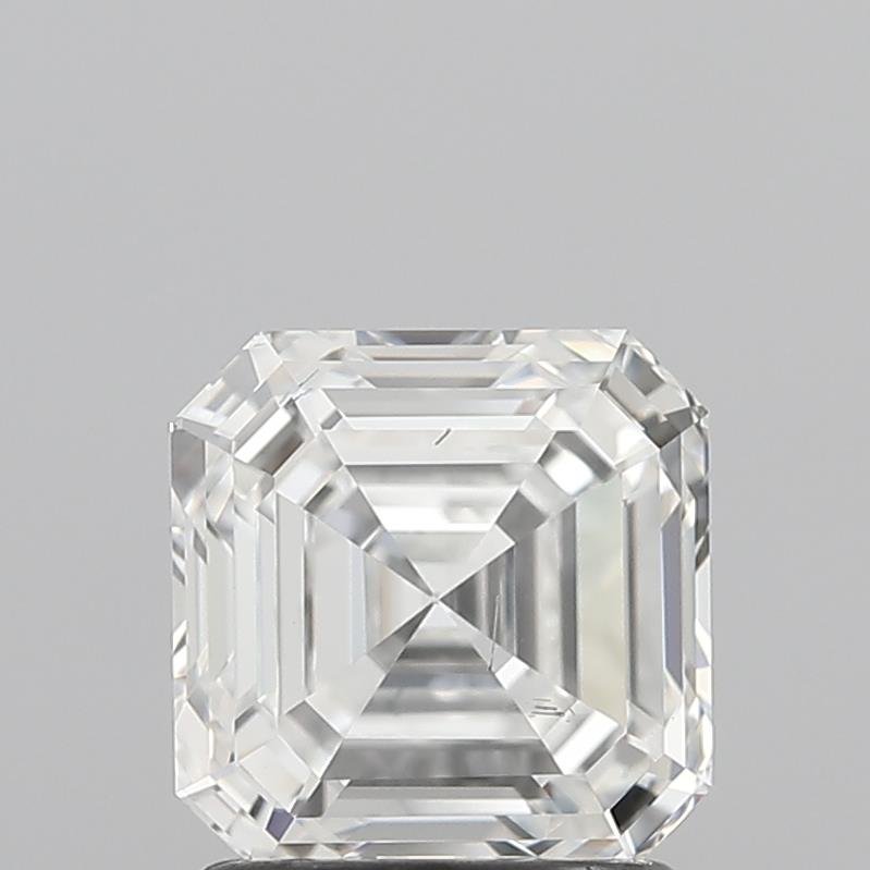 1.55ct E SI1 Rare Carat Ideal Cut Asscher Lab Grown Diamond