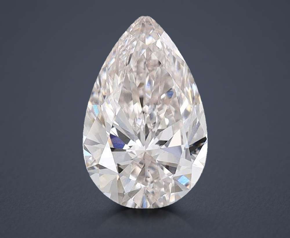 1.50 Carat Pear Lab Diamond