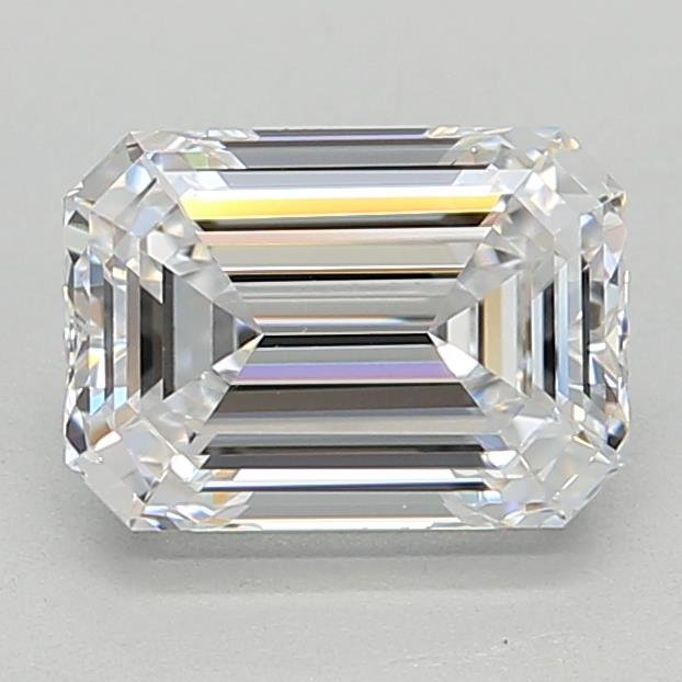 1.54ct D VVS1 Rare Carat Ideal Cut Emerald Lab Grown Diamond