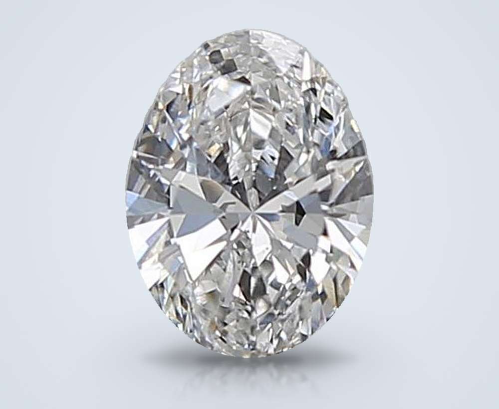 1.00 Carat Oval Lab Diamond