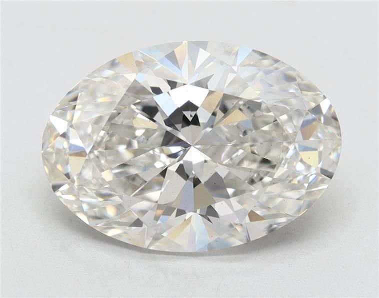 4.04ct G VS1 Rare Carat Ideal Cut Oval Lab Grown Diamond