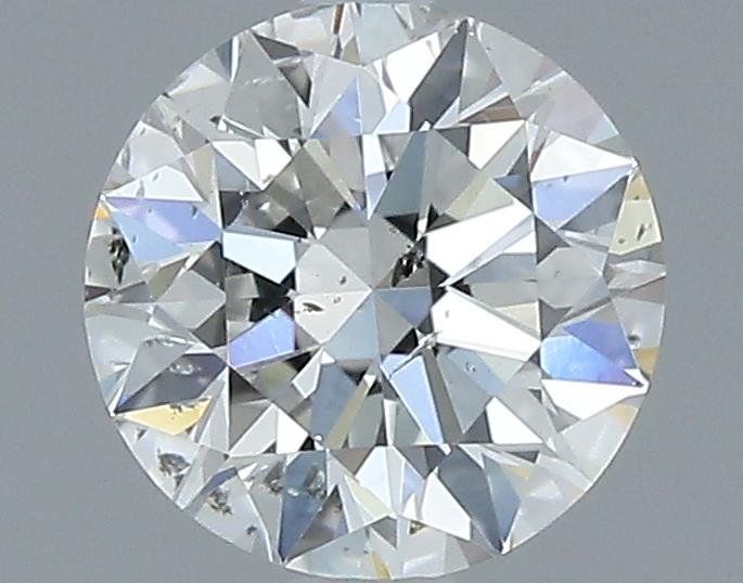 0.51ct I SI2 Rare Carat Ideal Cut Round Diamond
