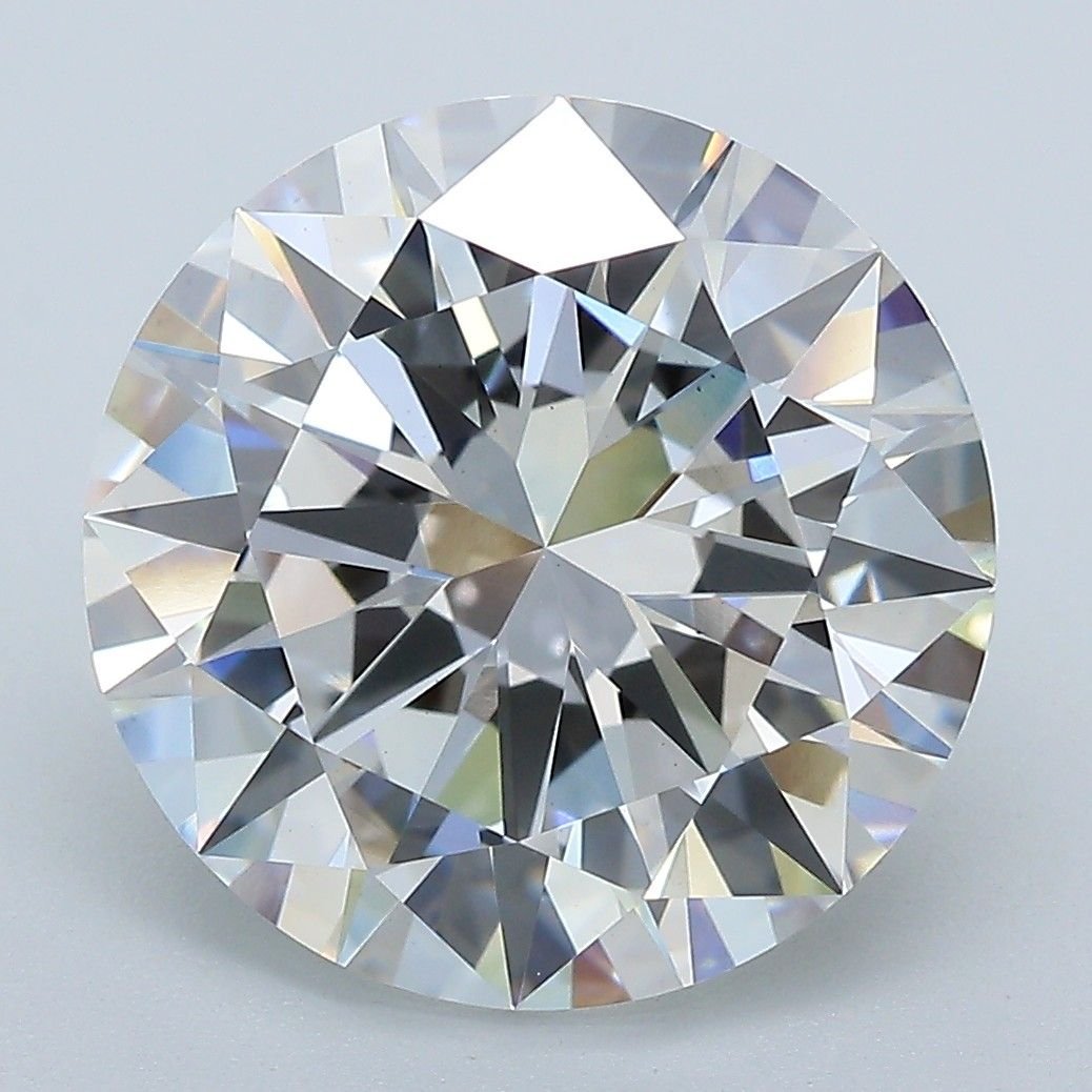 6.53ct E VS1 Excellent Cut Round Lab Grown Diamond