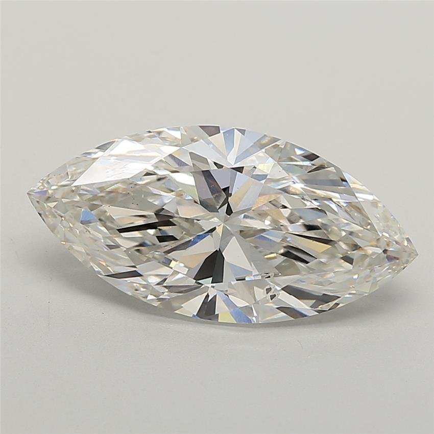 5.03ct G VS2 Rare Carat Ideal Cut Marquise Lab Grown Diamond