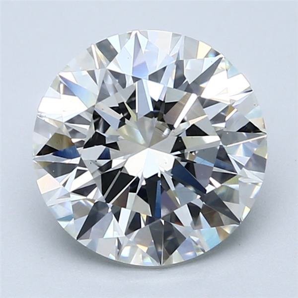 3.00ct F VS1 Rare Carat Ideal Cut Round Diamond