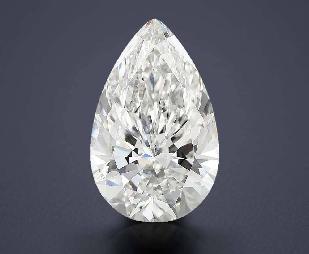 7.51 Carat Pear Lab Diamond
