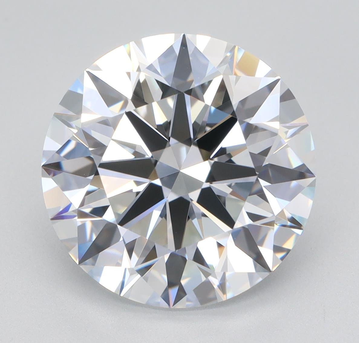 4.40ct D VVS2 Rare Carat Ideal Cut Round Lab Grown Diamond