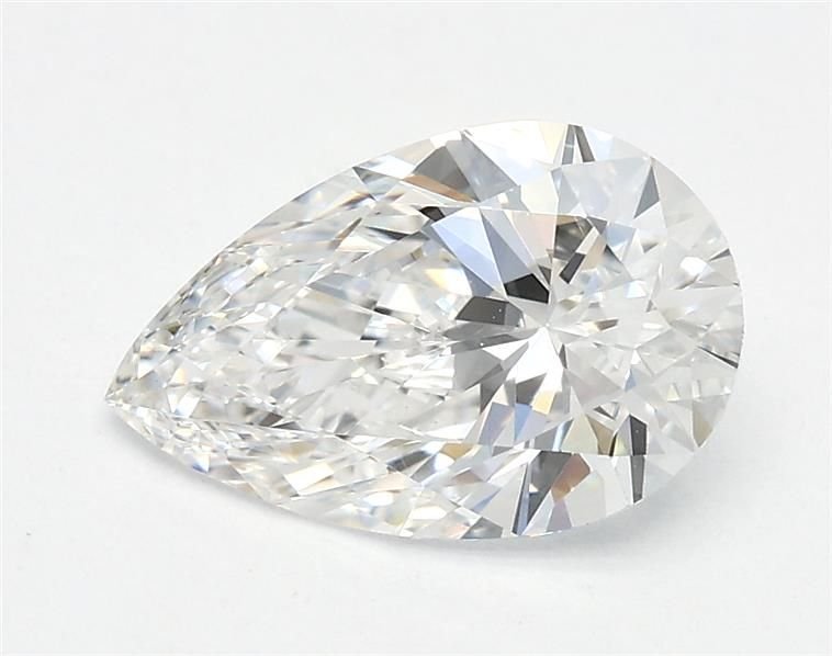 1.08ct E VS1 Rare Carat Ideal Cut Pear Lab Grown Diamond